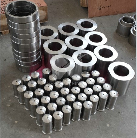 Stellite bushes and sleeves for sink rolls and stabilizer ro
