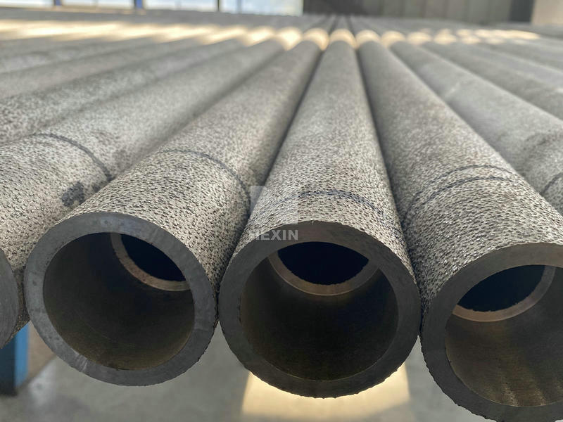 What are radiation tubes made of?