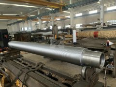 Embossing rollers with pattern Fluts for flat glass