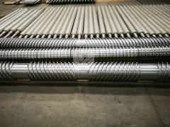 machined rollers for tempering furnace