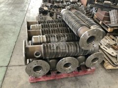 Finned casting for heat recuperator