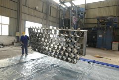 Radiant cast tube support 6.8ton each