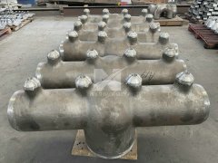 Static cast pipe fittings for petrochemical