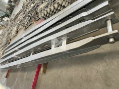 Cast tube supports