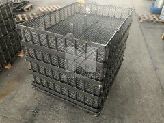 Precision casting basket
