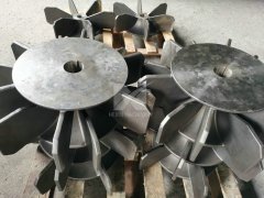 Cast fan wheel