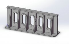 Furnace job pedestals casting