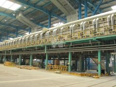 CAL radiant tubes and furnace rollers install