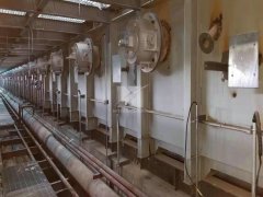 Spun cast radiant tubes onsite