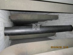W radiant tubes install onsite
