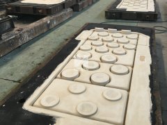 sand pattern coated for tube supports