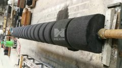 core assembly for cast rotary retort