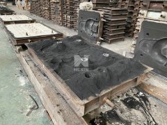 sand pattern ready to pour