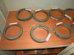 Metallorgic rings for inside structure check