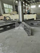 Cast fixture for pit furnace furnace 1.4849