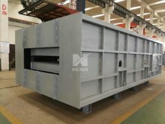 Steel structure for heat treatment furnace