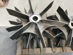 Cast Fan for High Temperature Furnace 1.4852