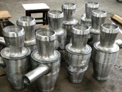 alloy burner heater under fabrication