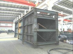 Modular fabrication of steel structure of convection chamber