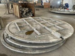 Sand cast baffle stainless steel