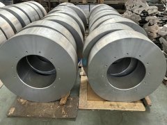 Half machined discs for hydropower